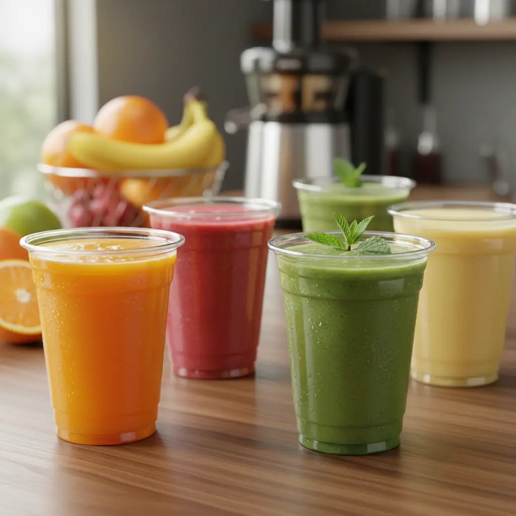 PP Plastic Cups For Juice Bars