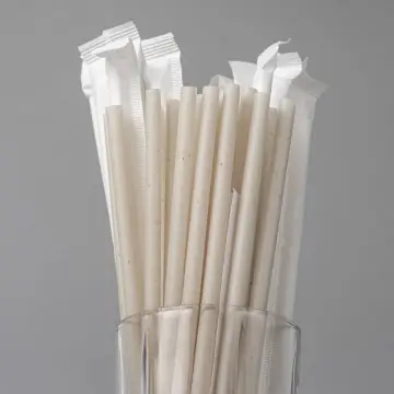 Individually Wrapped Bagasse Straws Sugarcane Straw Sweden