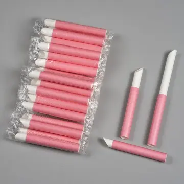 Biodegradable Eco-Friendly Pink Telescopic Paper Straw