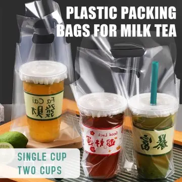 Custom Disposable 1 Cup 2 Cups In Thickened Plastic Bag