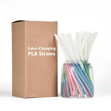Biodegradable Cold-Drink PLA Straws Sturdy BPA-Free