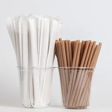 Eco Friendly Individually Wrapped Sugarcane Straw
