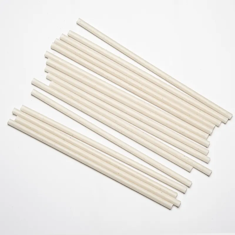 Plant Fiber Straws Bamboo Straws Individually W...