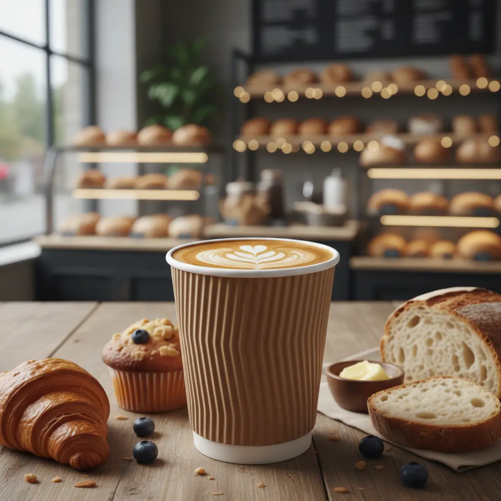 Corrugated Paper Cup For Bakeries