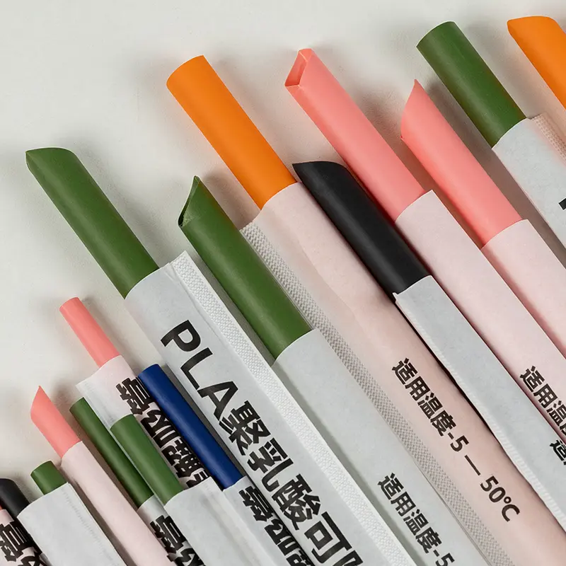 Custom Biodegradable Disposable PLA Straw