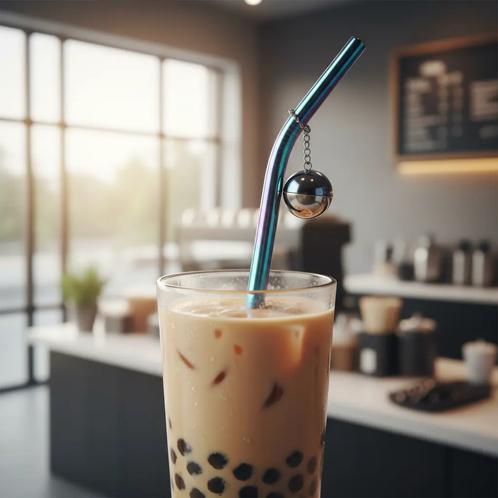 Metal Boba Straw For Boba Tea Shops